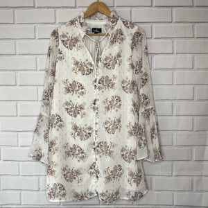 Lulus bell sleeve dress size small
